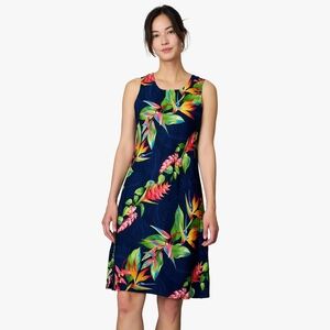 Hilo Hattie | Bird of Paradise Dress 2XL Tropical Floral Botanical Resortwear